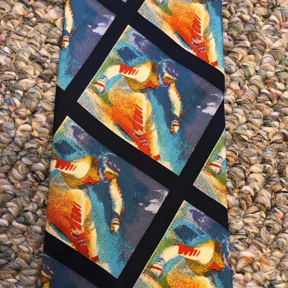 Structure Silk Ski Tie